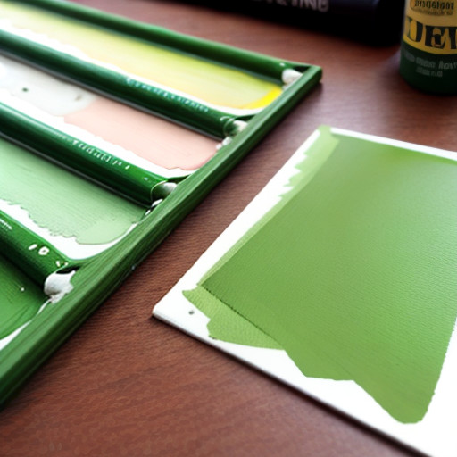 Mix in a small amount of white paint to create a lighter version of sage green