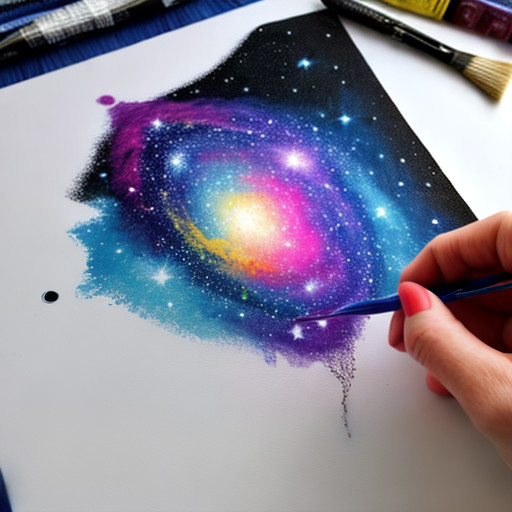 How To Paint a Galaxy with Acrylic Paint?